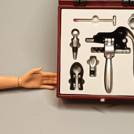 Re-Ment Size Wine Bottle Opener Set – Toolbox with Tools (Pre-Owned)