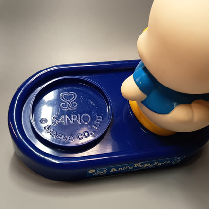 Vintage Sanrio Pekkle Duck Coin Bank – 6" Blue Plastic (90s, Rare) (Pre-Owned)