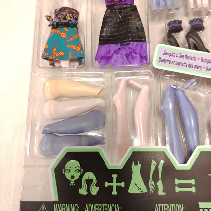 Monster High Create-A-Monster Starter Pack – Vampire & Sea Monster (Pre-Owned)