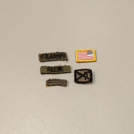 1/6 Scale Military Patch Badge – Lot of 5 (GI Joe, Pre-Owned)