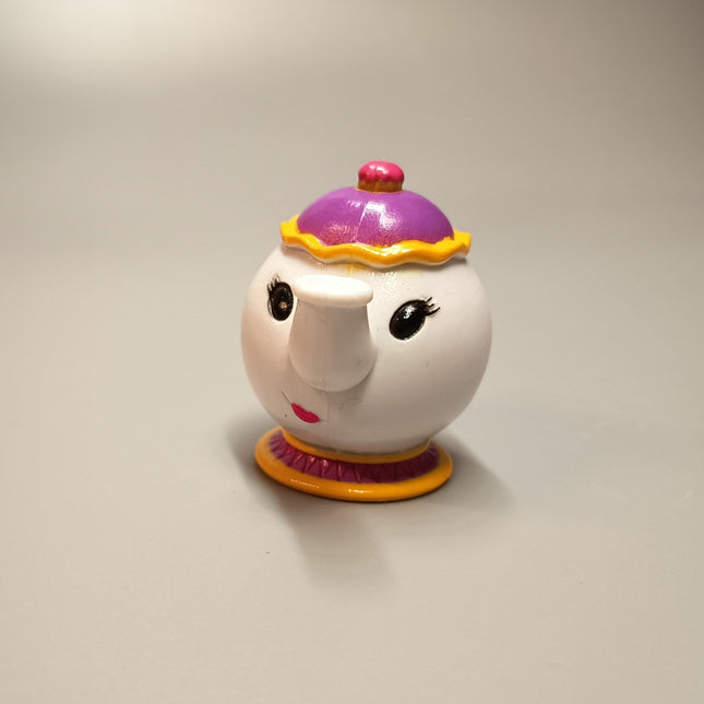 Disney Beauty and the Beast Mrs. Potts 1.5" Mini Figure – Dollhouse (Pre-Owned)