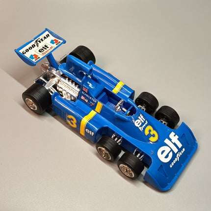Vintage Champion Racer Tyrell P34 Blue – Plastic Friction Toy Car (Pre-Owned)