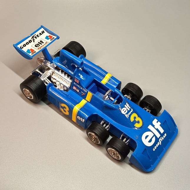 Vintage Champion Racer Tyrell P34 Blue – Plastic Friction Toy Car (Pre-Owned)