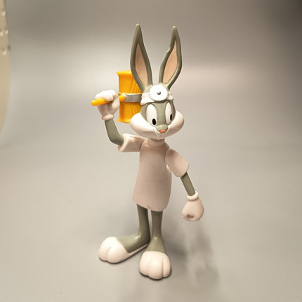 Looney Tunes BUGS BUNNY as DR DEVIL w HAMMER 5" Mini Figure PVC 1997 Toy