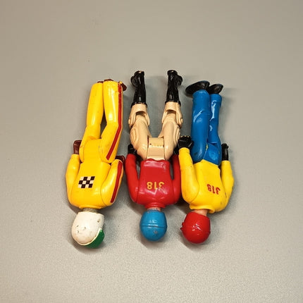 Vintage 70s Adventure People RACE CAR DRIVER Lot of 3 Mini Figure Fisher Price