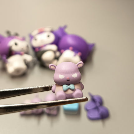 Sanrio Kuromi as Doctor & Devil with Baku – 2" Figure (Lot of 3, 2022) (Pre-Owned)