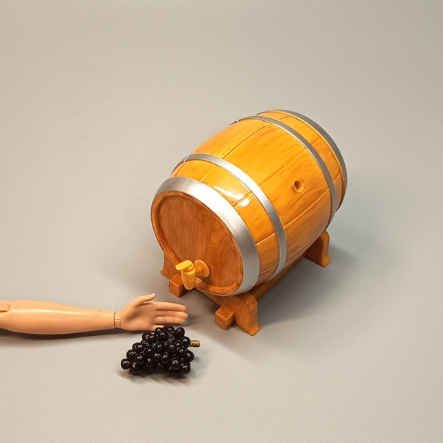 Re-Ment Size Wine Barrel with Stand 2.5" – Dollhouse Bar (Pre-Owned)
