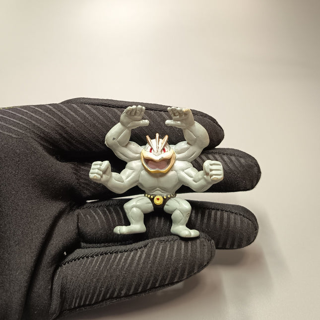 TOMY Pokemon Machamp 1.5" Mini Figure – CGTSJ Vintage with Number (Pre-Owned)