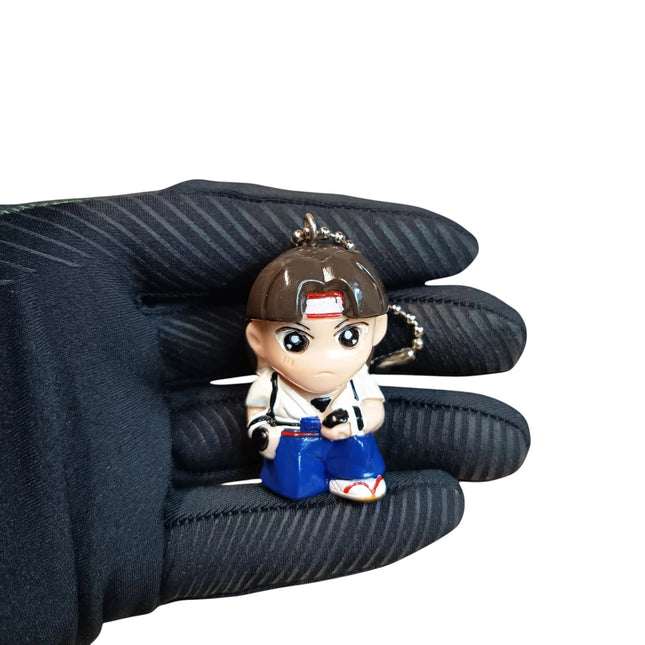 SNK Art of Fighting NeoGeo Kasumi Todo – 2" Keychain (Vintage 90s, Pre-Owned)