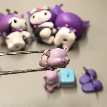 Sanrio Kuromi as Doctor & Devil with Baku – 2" Figure (Lot of 3, 2022) (Pre-Owned)