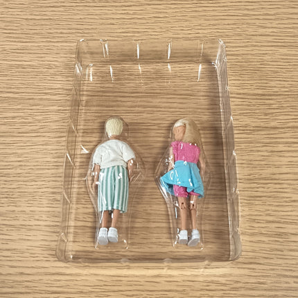 Lundby 1/18 Scale Daughter & Son Dolls – Dollhouse Family Figures (Unused)