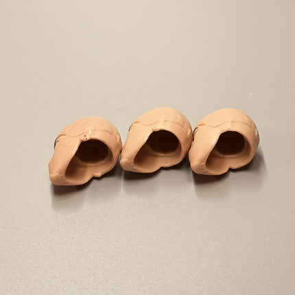 Mezco One:12 GI Joe Storm Shadow Head Sculpt – Unpainted Lot of 3 (Pre-Owned)