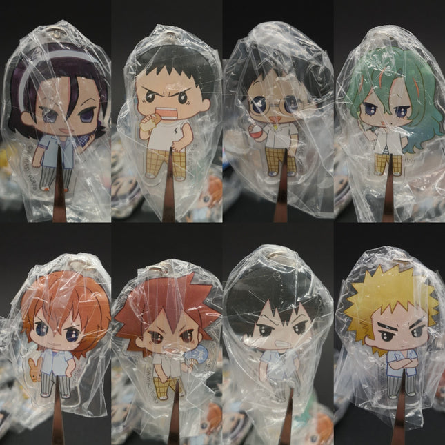 Yowamushi Pedal Grande Road Acrylic Keychains – Full Set of 8 (Pre-Owned)