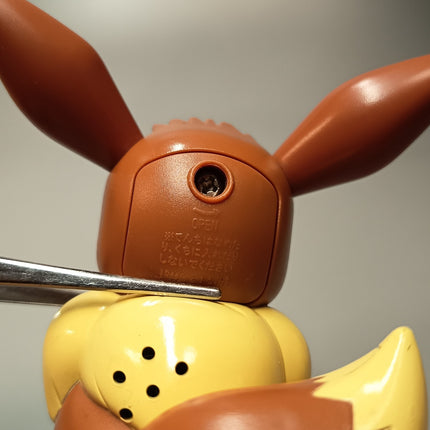 TOMY Pokemon Talking Eevee 3.5" Mini Figure – Tested & Works (Japan, Pre-Owned)