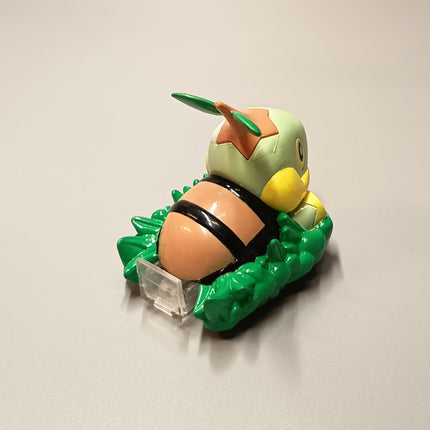 Pokemon Turtwig Choro Q Pull Back Car 1.5" Mini Figure – Takara (Pre-Owned)