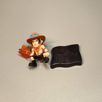 One Piece Portgas D. Ace 1.5" Mini Figure – Grand Pirates Bandai (Pre-Owned)