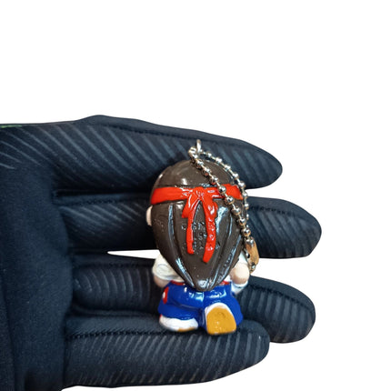 SNK Art of Fighting NeoGeo Kasumi Todo – 2" Keychain (Vintage 90s, Pre-Owned)