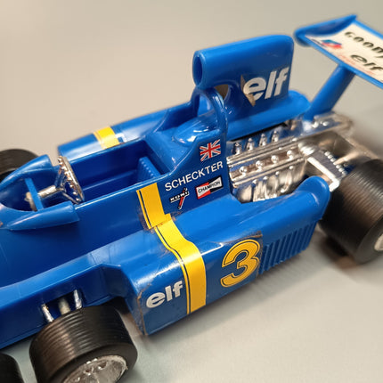 Vintage Champion Racer Tyrell P34 Blue – Plastic Friction Toy Car (Pre-Owned)