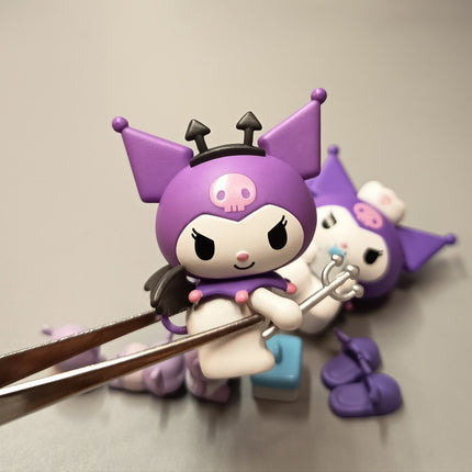 Sanrio Kuromi as Doctor & Devil with Baku – 2" Figure (Lot of 3, 2022) (Pre-Owned)