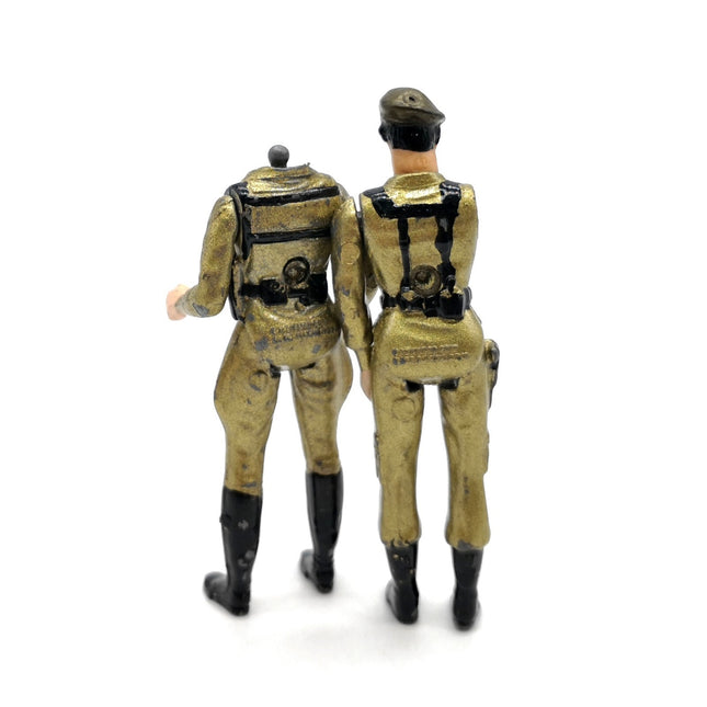 Mego Eagle Force PARTS CAPTAIN & CAT 2.75" Figure Diecast Military Vintage Toy