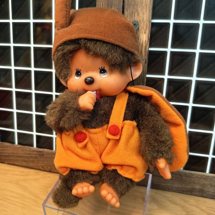 Monchhichi INSECT RHINO BEETLE BUG Mascot 7" Figure Plush Toy Doll Sekiguchi