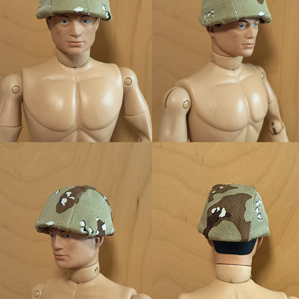 1/6 Scale Camo Helmet Fabric Covered – for 12" Soldier (Pre-Owned)