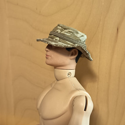 1/6 Scale Beige Camo Boonie Hat – for 12" Soldier (Pre-Owned)