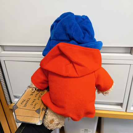 Paddington Bear 9" Plush Red Coat & Blue Hat – With Tag (Pre-Owned)
