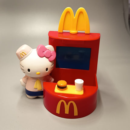 Sanrio Hello Kitty McDonald's Counter Crew 4.5" Figure (2003, Pre-Owned)
