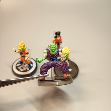 Dragon Ball SON GOKU YUMCHA PICCOLO Mini Figure Lot of 4 Full Color Toy Bandai