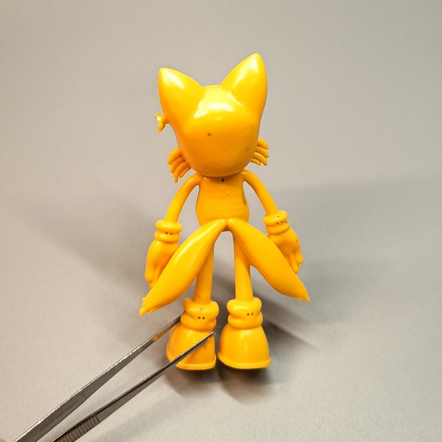 Sonic the Hedgehog TAILS Unpainted Prototype 4.5" Figure Bend-Ems Bendable Toy