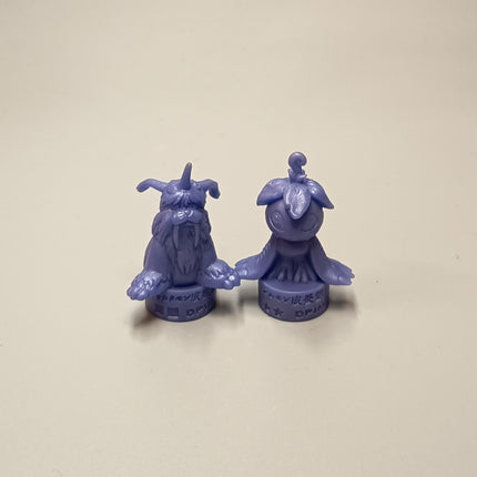 Bandai Digimon IKKAKUMON & PALMON 1.5" Mini Figure Digital Monster Game Keshi Lot