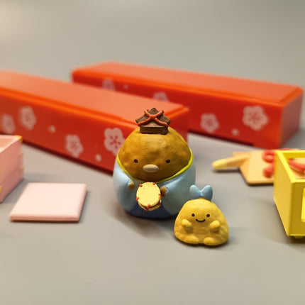 Re-Ment Sumikko Gurashi Hinamatsuri #5 Tonkatsu & Agekko Figure (Pre-Owned)