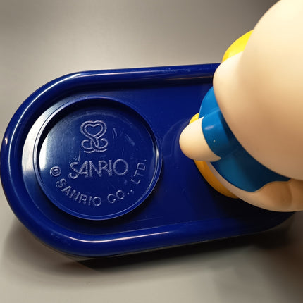 Vintage Sanrio Pekkle Duck Coin Bank – 6" Blue Plastic (90s, Rare) (Pre-Owned)