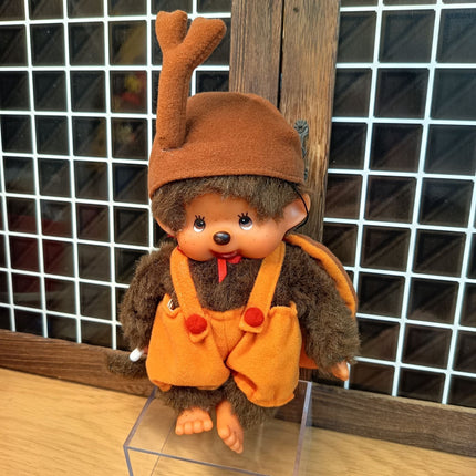 Monchhichi INSECT RHINO BEETLE BUG Mascot 7" Figure Plush Toy Doll Sekiguchi