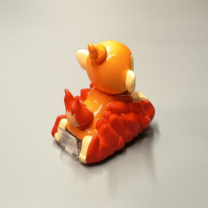 Pokemon Chimchar Choro Q Pull Back Car 1.5" Mini Figure – Gift (Pre-Owned)