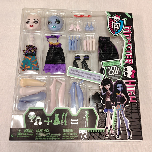 Monster High Create-A-Monster Starter Pack – Vampire & Sea Monster (Pre-Owned)