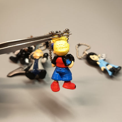 Final Fantasy VIII FF8 Chibi Figure KEYCHAIN Lot of 5 Bandai Rinoa Zell Dincht
