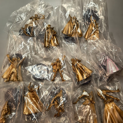 Bandai Saint Seiya Miniature Lot of 13 Bottle Cap Bronze Figure ATHENA 12 ZODIAC