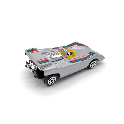 Vintage Summer Motor Force Hi-Tailer Silver Racer – Diecast Race Car (Pre-Owned)