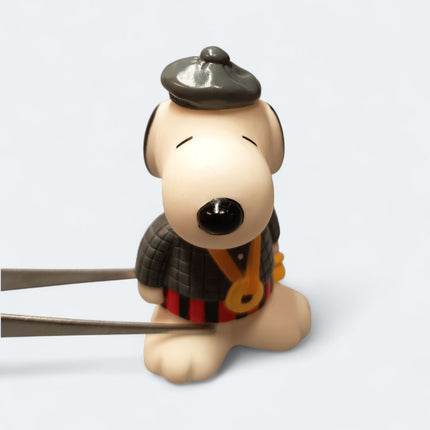 Peanuts Snoopy in Scotland Outfit – 2" Rubber Figure (UFS, Pre-Owned)