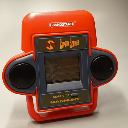 Grandstand 1992 CAPTAIN SCARLET MANHUNT Red Handheld Retro Game Toy TESTED WORK