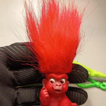 Mattel Disney Tarzan BANANA BUNCH RED GORILLA Mini Figure w PLUSH BANANA 1999