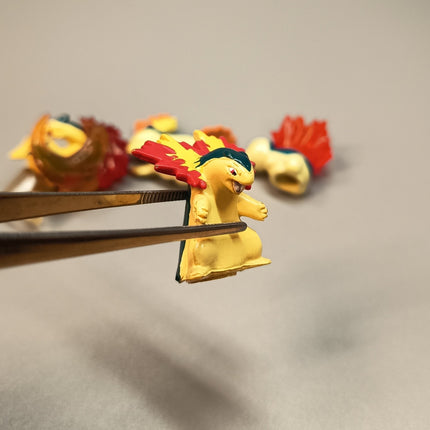 Pokemon Cyndaquil Typhlosion Quilava – Battle Museum Lot of 4 (Bandai, Pre-Owned)