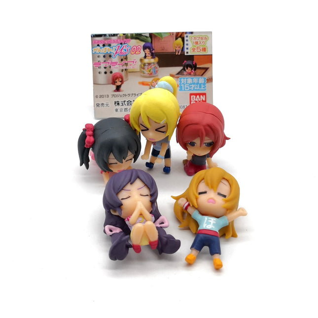 Love Live School Idol Project 1.5" Mini Figures – Lot of 5 by Bandai (Pre-Owned)