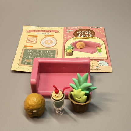 Re-Ment Sumikko Gurashi Restaurant Cafe #4 Tonkatsu with Sofa (Pre-Owned)