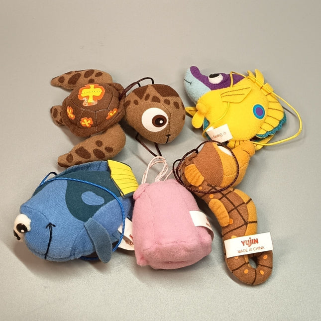 Finding Nemo Friends Mini Plush Lot – Pearl, Dory, Squirt & More (Pre-Owned)