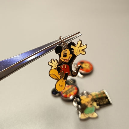 Disney Store Japan 15th Anniversary Mickey Charm Set – Lot of 4 (Pre-Owned)