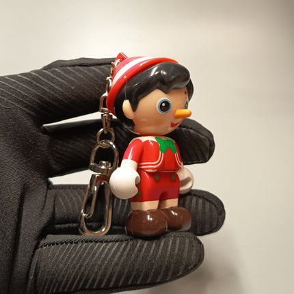 Disney Pinocchio in Christmas Outfit 3" Block Figure Keychain – Sega (Pre-Owned)