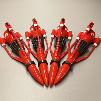 Matchbox THUNDERBIRDS TB3 Red Rocket 4" Figure Diecast Gerry Anderson Lot of 4